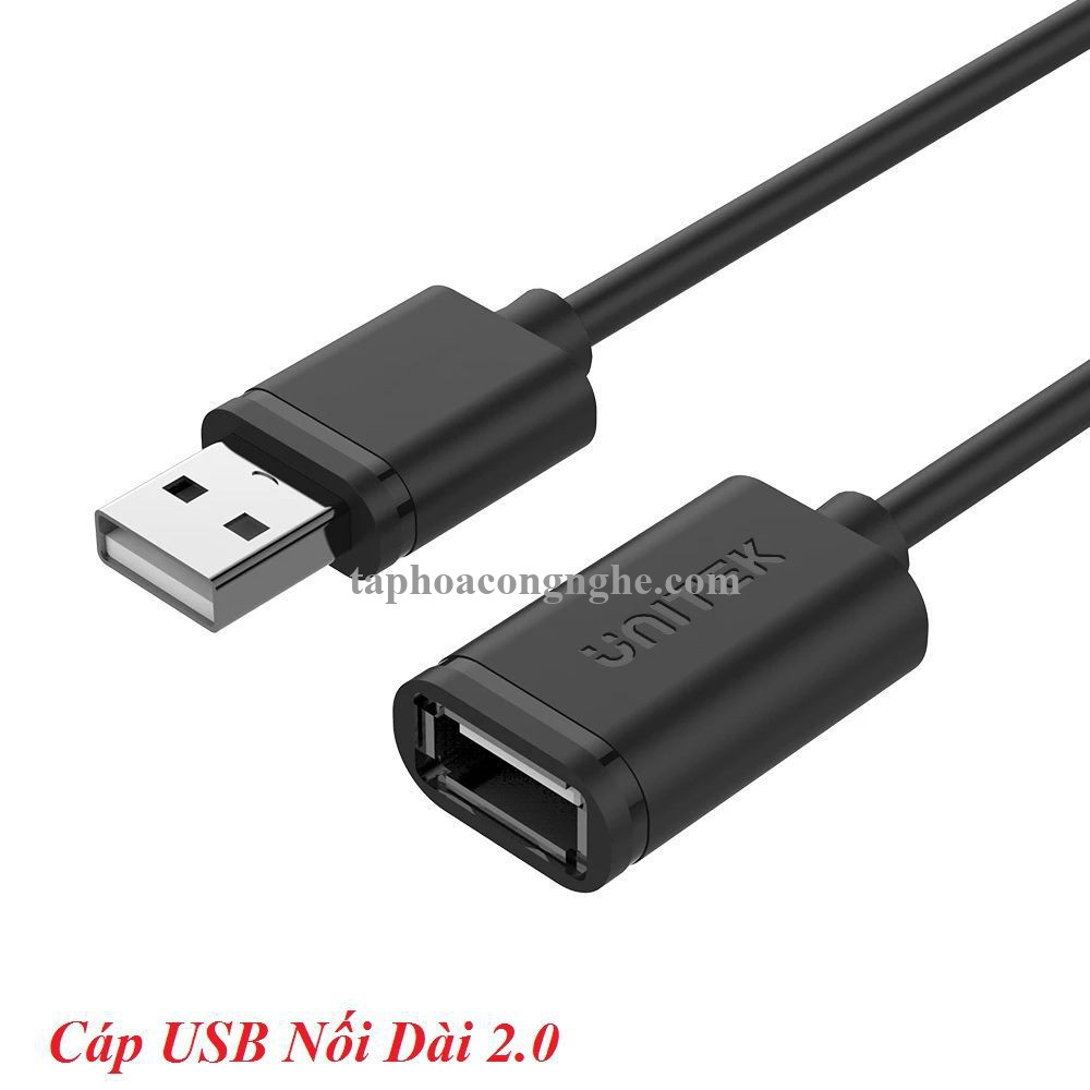 Unitek 26574 Y-C447GBK 0.5M Cáp USB Nối Dài 2.0 30026574
